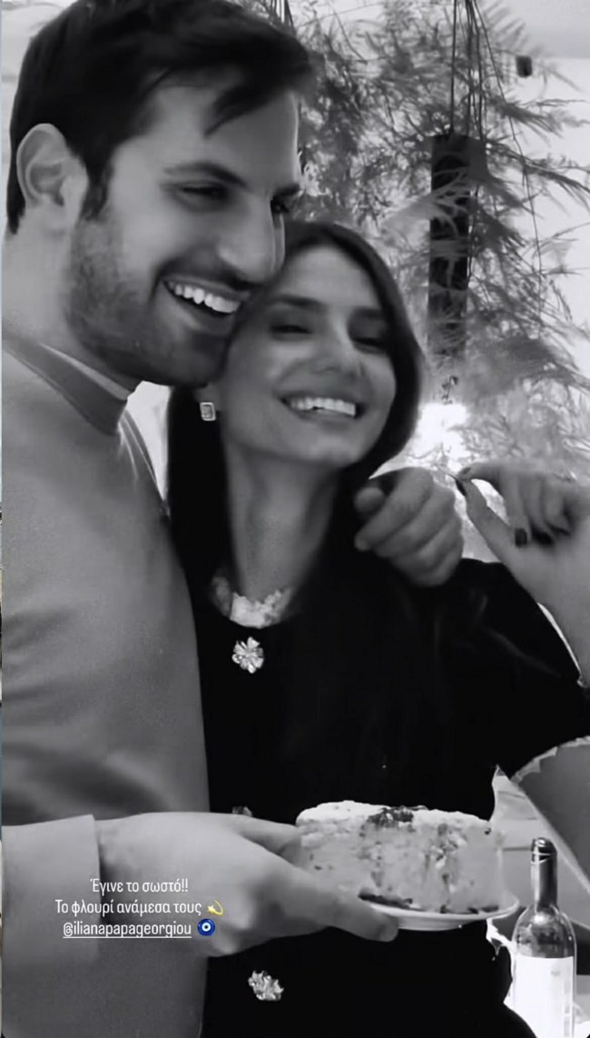Ηλιάνα Παπαγεωργίου: Σε εορταστικό γεύμα με τον γοητευτικό σύντροφό της Γιάννη Καραβασάνη