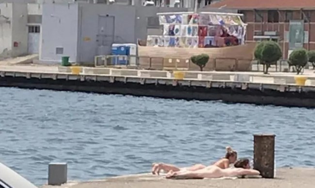 Ζεστάθηκαν και έκαναν γυμνισμό… στην παραλία Θεσσαλονίκης [βίντεο]