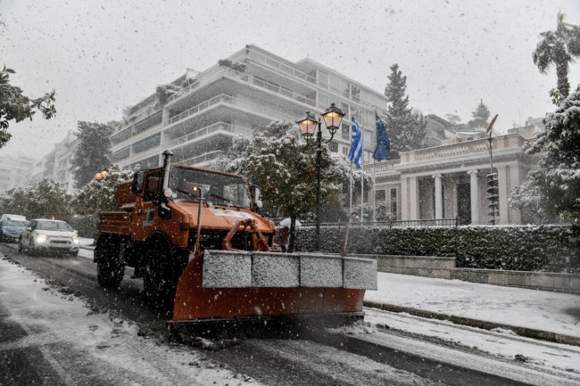 χιόνια αθήνα
