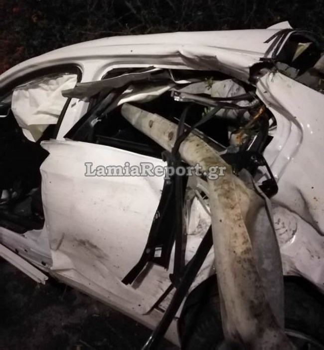 Χάρος στη Λαμία: Μεθυσμένος οδηγός πήγαινε ανάποδα στην εθνική με σβηστά φώτα - Προκάλεσε ατύχημα [εικόνες]
