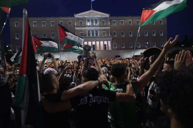 Συγκεντρώσεις αλληλεγγύης στην Παλαιστίνη σε πάνω από 100 μέρη της Ελλάδας [εικόνες - βίντεο]