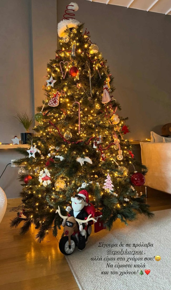 Σπάνια εικόνα από το σπίτι της Έλενας Τσαβαλιά και του Μάρκου Σεφερλή