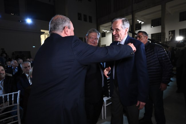 Καραμανλής Βενιζέλος με Σαμαρά