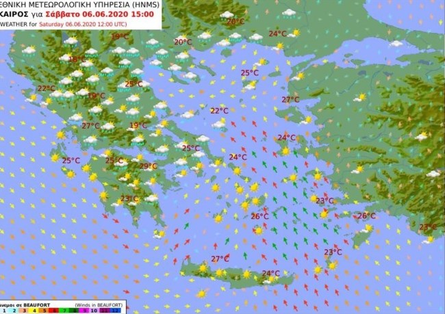 Καιρός για... παραλία το 3ήμερο του Αγίου Πνεύματος - Εως 33 βαθμούς η θερμοκρασία, αναλυτική πρόγνωση [χάρτες]