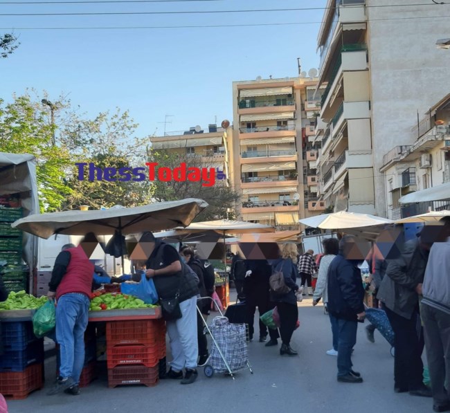 Θεσσαλονίκη: Βγηκαν ξανά μαζικά στις λαϊκές αγορές- Δείτε τι έγινε στο Κορδελιό