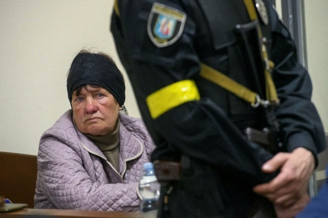 Χήρα Ουκρανού αμάχου