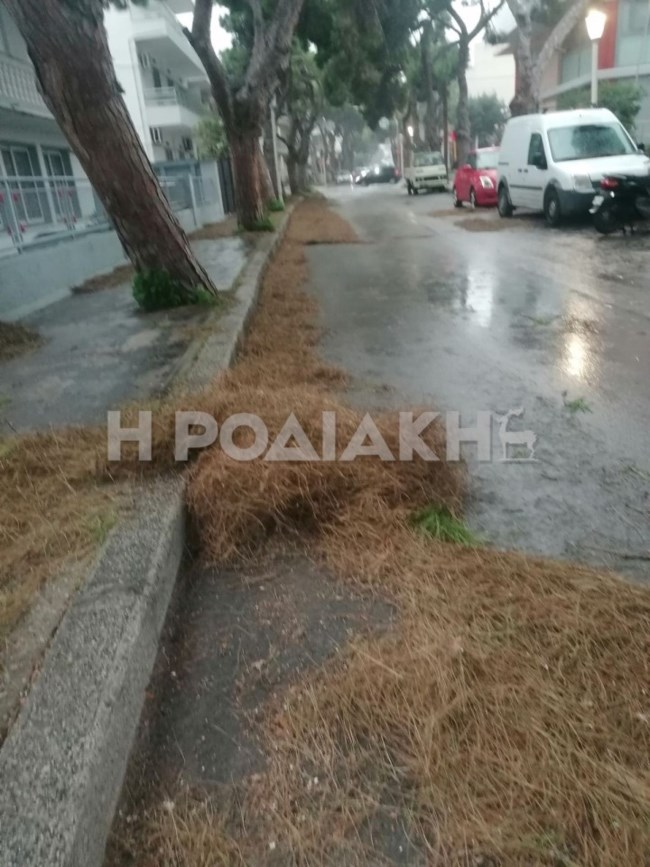 Κακοκαιρία: Θυελλώδεις άνεμοι 10 μποφόρ σαρώνουν τη Ρόδο - Ακυρώθηκαν τα δρομολόγια πλοίων και αεροπλάνων [Βίντεο]