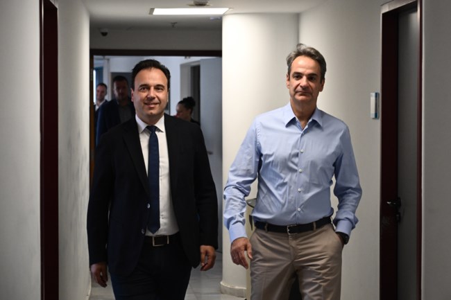 Στο υπουργείο Ψηφιακής Διακυβέρνησης ο Μητσοτάκης: Η πολύ σημαντική ψηφιακή πρόοδος αρχίζει και αποτυπώνεται