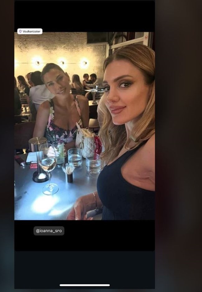 Αλεξάνδρα Χατζηγεωργίου: Εντυπωσιακή σε δείπνο στο Κουκάκι