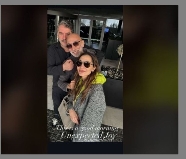 Chic στο κρύο η Δέσποινα Βανδή: Βόλτα με τον Βασίλη Μπισμπίκη - Το παλτό με γούνα και η Hermès τσάντα