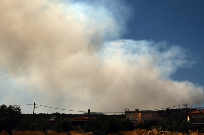 Ανεξέλεγκτη η φωτιά στην Κόρινθο: Πλησιάζουν χωριό της Νεμέας οι φλόγες, χωρίς νερό η περιοχή [συνεχής ενημέρωση]
