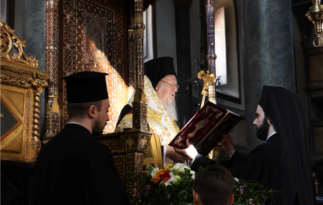 Κεκλεισμένων των θυρών εορτάστηκε η Κυριακή των Βαΐων στο Φανάρι