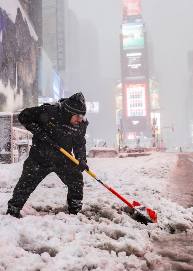 νεα υορκη χιονια