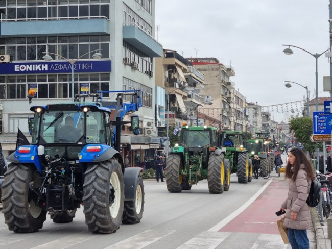τρακτέρ αγρότες Τρίκαλα