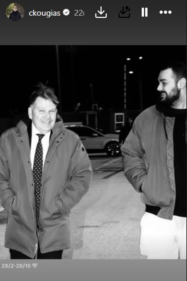 Αλέξης Κούγιας: Η συγκινητική ανάρτηση του γιου του, Χρίστου, για τους 8 μήνες από τον θάνατό του