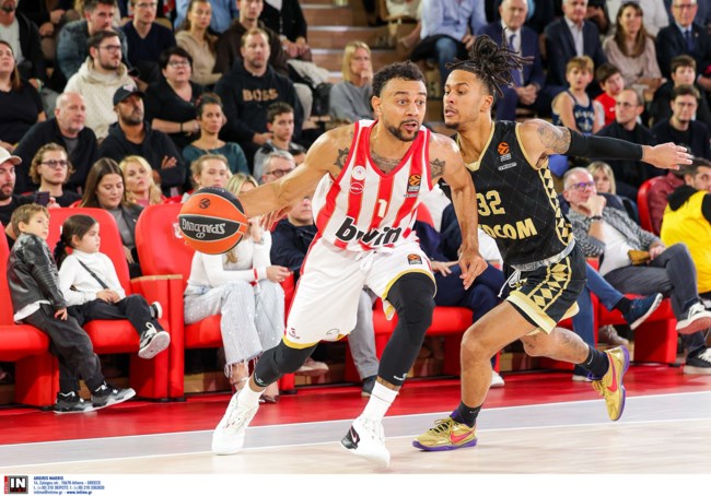 Euroleague: "Άλωσε" το Πριγκιπάτο ο Ολυμπιακός, 89-80 τη Μονακό του Βασίλη Σπανούλη