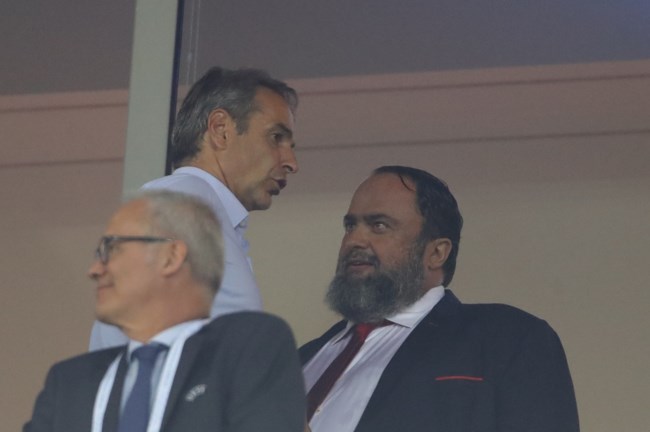 Super Cup: Στο "Καραϊσκάκη" ο Κυριάκος Μητσοτάκης για τον σούπερ τελικό Μάντσεστερ Σίτι -Σεβίλλη [Εικόνες]