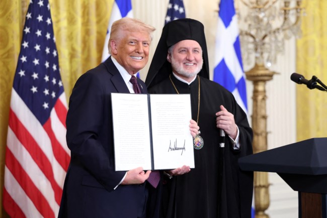Διακήρυξη Τραμπ για την 25η Μαρτίου: Η στρατιωτική συνεργασία ΗΠΑ-Ελλάδας ακρογωνιαίος λίθος για την ασφάλεια στην Ευρώπη