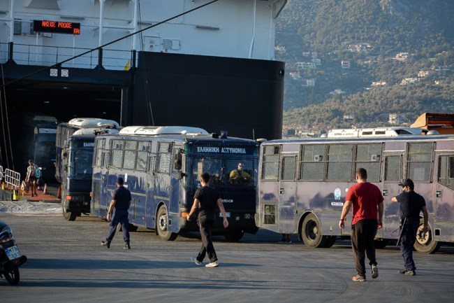 αστυνομικές δυνάμεις Λέσβος