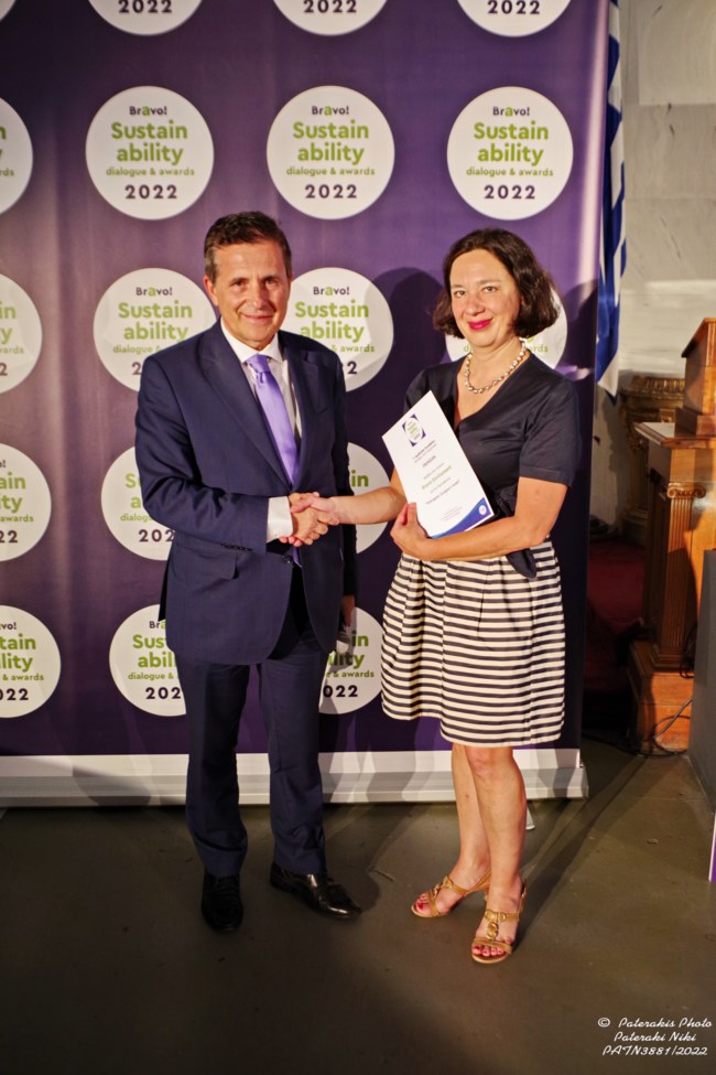 Energean: Διάκριση για το Περιβάλλον με το project HYDROGEAN στα Bravo! Sustainability Dialogues & Awards 2022