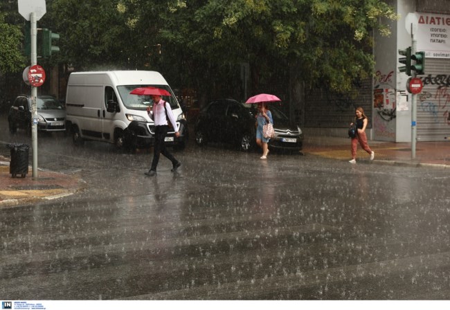 καταιγίδα Αττική