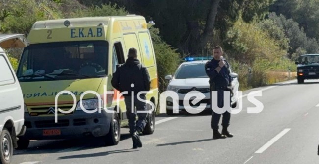 Τρεις τραυματίες σε τροχαίο στο Αγρίδι Ηλείας [εικόνες]