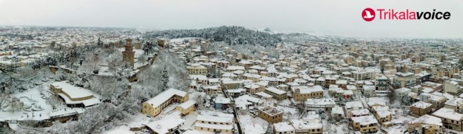 τρίκαλα χιόνια