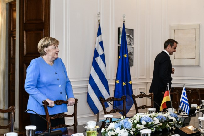 Μητσοτάκης Μέρκελ