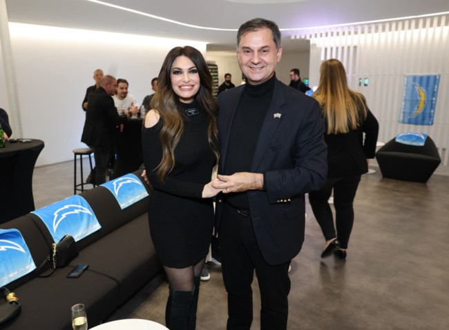Από αριστερά: Kimberly Guilfoyle (Πρέσβης ΗΠΑ στην Ελλάδα), Χάρης Θεοχάρης (Υφυπουργός Εξωτερικών)