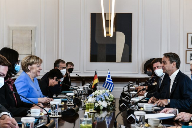 Μητσοτάκης Μερκελ