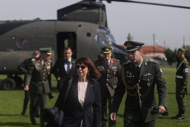 Στις Καστανιές του Έβρου η Κατερίνα Σακελλαροπούλου: Φέτος ζούμε το πιο δύσκολο Πάσχα (φωτό)