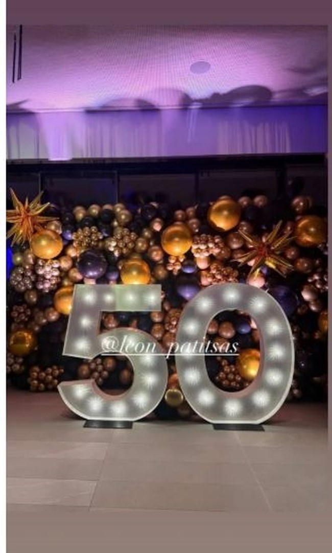 Λέων Πατίτσας - Μαριέττα Χρουσαλά: Φωτογραφίες από το πάρτι υπερπαραγωγή για τα γενέθλια του επιχειρηματία