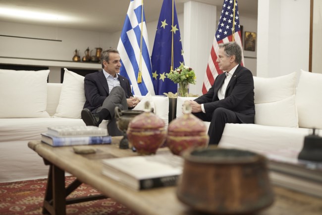 Μητσοτακης Μπλινκεν Χανια