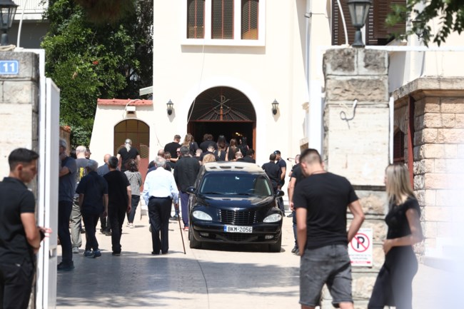 Παλαιό Ψυχικό-Ιερός Καθολικός Ναός Αγίου Ιωάννου.Κηδεία Λορέντζο Καριέρε