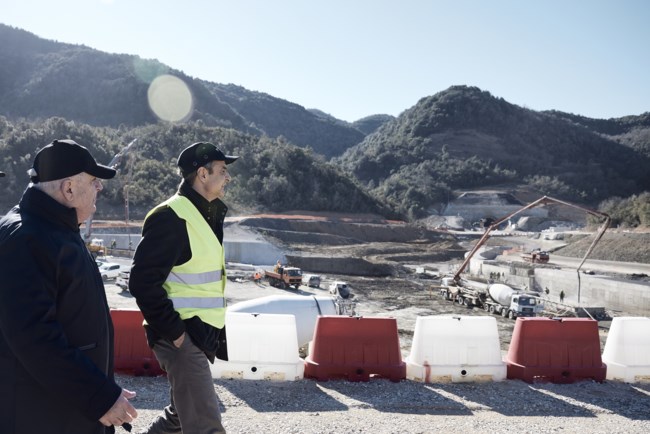 Στο εργοτάξιο της μονάδας αντλησιοταμίευσης Αμφιλοχίας ο Μητσοτάκης: Πρωτοποριακό έργο ακόμα και για τα ευρωπαϊκά δεδομένα