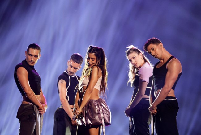Eurovision 2024: Με γκριμάτσες και χασμουρητά αντέδρασε η Μαρίνα Σάττι όταν μιλούσε η Golan, η τραγουδίστρια του Ισραήλ