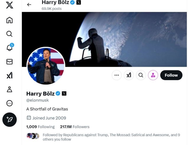 Ο Ίλον Μασκ άλλαξε το όνομα του ...στο Χ: Τι σημαίνει το παρατσούκλι που υιοθέτησε