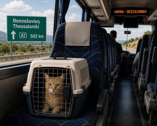 Ταξιδεύετε με ΚΤΕΛ μαζί με το κατοικίδιό σας; Δείτε τι πρέπει να γνωρίζετε πριν ξεκινήσετε