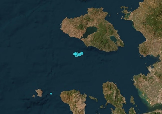 Σεισμός στη Λέσβο - Μπαράζ δονήσεων στο νησί τις τελευταίες ώρες