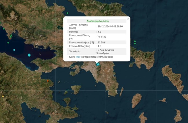 Μπαράζ μικρών αλλά επιφανειακών σεισμών στην Αττική - 4,2 Ρίχτερ στην Κάρπαθο