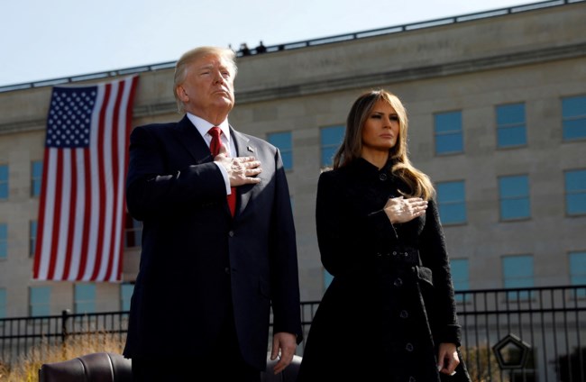 Melania and Donald