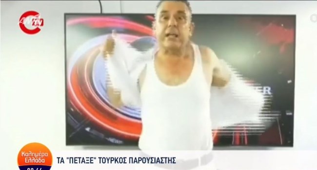 Γιώργος Παπαδάκης: "Γδύθηκε" on air όπως ο Τούρκος παρουσιαστής - "Όχι ρε Γιώργο, πάμε διάλειμμα" φώναζε η Αναστασοπούλου