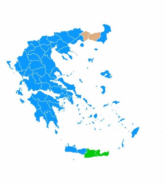 Ευρωεκλογές 2024: Σε ποιες περιφέρειες είναι δεύτερο κόμμα το ΠΑΣΟΚ, ποιες "κερδίζει" το ΚΚΕ, πού σκίζει ο Βελόπουλος