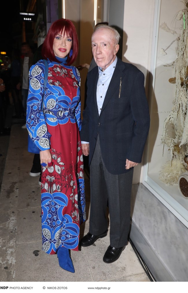 Τζόρτζια Σιακαβάρα - Κωνσταντίνος Πλεύρης: Μαζί στα εγκαίνια καταστήματος στις Αχαρνές [εικόνες]