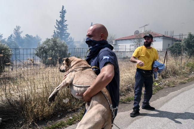 Μενίδι: Αρνούνται να εγκαταλείψουν τα σπίτια τους οι κάτοικοι - Τραυματίας με σοβαρά εγκαύματα από έκρηξη φιάλης αέριου
