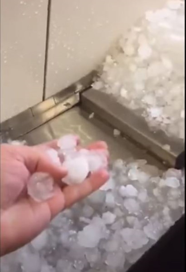 χαλάζι Κωνσταντινούπολη