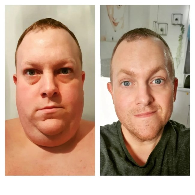 Γεννήθηκε χοντρός αλλά όταν είδε τον εαυτό του σε ένα βίντεο αποφάσισε να πάψει να είναι plus sized man