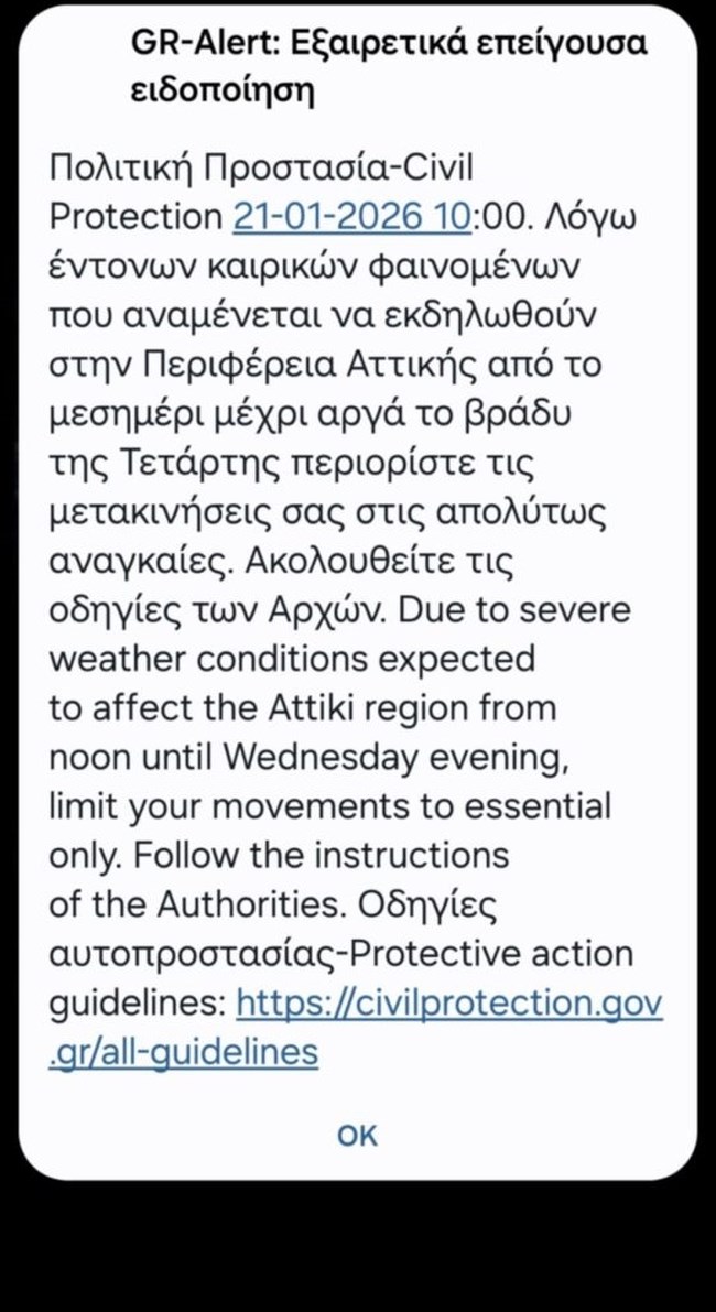 Live - Βρέχει ασταμάτητα στην Αττική: Φούσκωσαν Ιλισσός, Κηφισός, Ποδονίφτης - 112 στον Ασπρόπυργο, διακοπές κυκλοφορίας