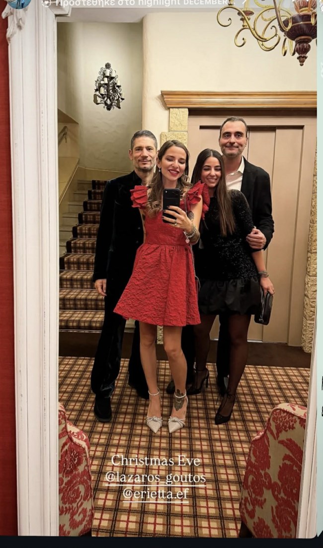 Εριέττα Κούρκουλου Λάτση: Το γιορτινό τραπέζι και η συγκινητική αναφορά στον πατέρα της, Νίκο Κούρκουλου