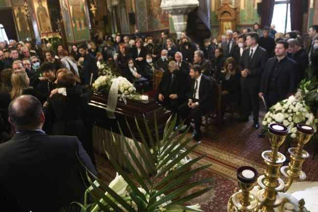 Λεωνίδας Γρηγοράκος Κηδεία